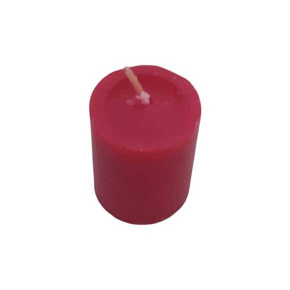 3/Three Red Harvest Berry Scented Votive Candles Fall/Autumn New with Tags NWT - Picture 5 of 6